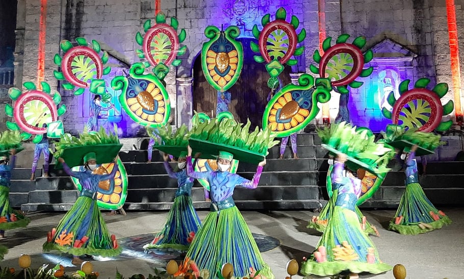 Aumentado hopes to launch 'Laroy-Laroy Bohol' in July 2023 if.... In photo are performers from Bantayan town, who greet visitors of the Suroy-Suroy Sugbo in Bantayan in November 2020.