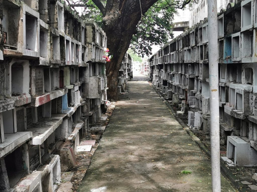 Not a person is seen inside the Carreta cemetery on All Saints' Day as cemeteries are closed as a precaution to the spread of the COVID-19. | Photo courtesy of Councilor David Tumulak