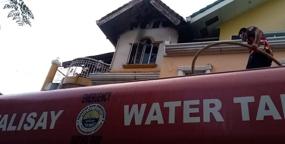 Pa injured after saving son from burning house in Talisay