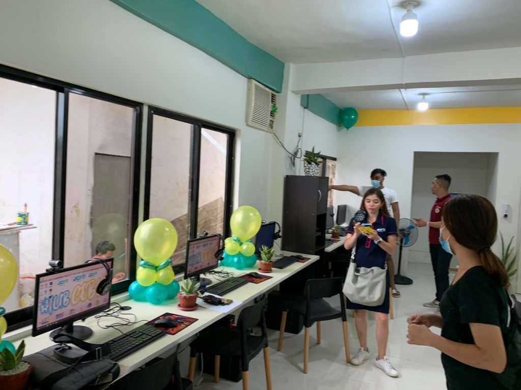 This is the new learning hub in Barangay Inayawan. | Photo Courtesy of Inayawan SK