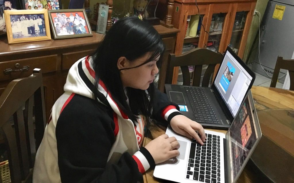 Dianne Zarina G. Savillo, CDN Digital's multimedia specialist of the marketing team, goes to the phases together with the team as it reinvents and rethinks concepts and ideas to better suit the clients and readers' tastes amid the pandemic. | Dianne Savillo