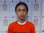 Joseph Elgie Gentapa, the hit-and-run driver who killed a cyclist in an road accident in Naga City on Jan. 24, is arrested and detained at the Naga City Police Station on Jan. 25. | Photo courtesy of Naga Police Station