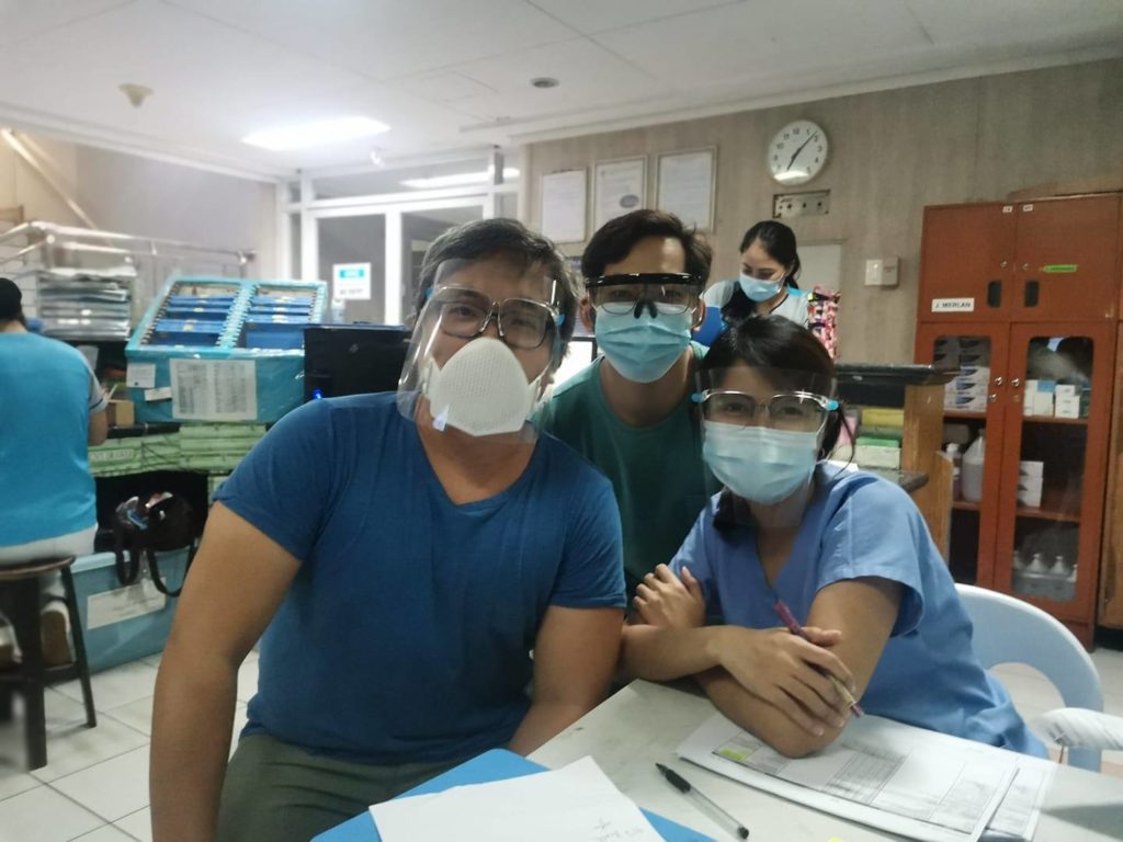 Dr. Bryan Albert Lim is with local doctors in Cebu during the pandemic. | Photo Courtesy of Dr. Bryan Lim
