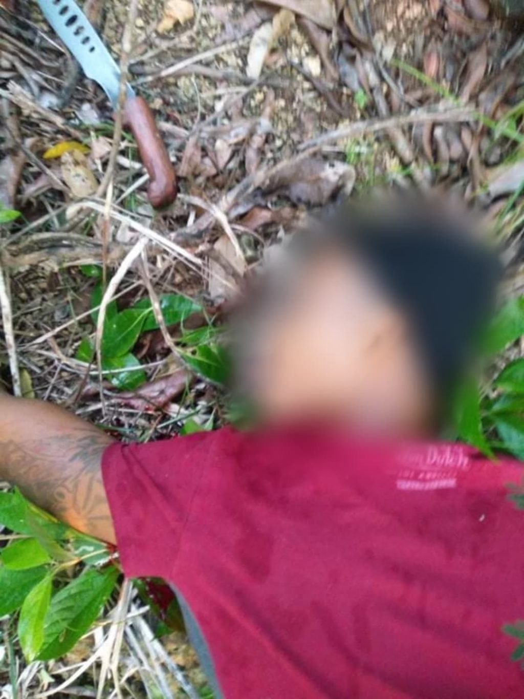 Rodelito Dublin, 22, is killed by a Daanbantayan policeman after Dublin resisted arrest and attacked the policeman with a knife. The incident happened while police was there to arrest Dublin, who is accused of raping a minor. | Photo from Daanbantayan Police Station