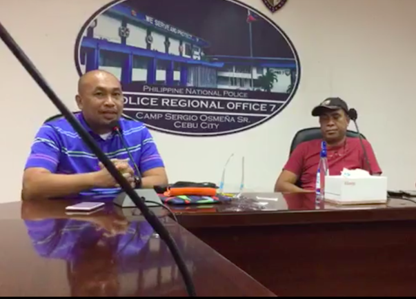 Former cadres, Jeffrey "Ka Eric" Celiz (left) and Noel "Ka Efren" Legaspi show during a press briefing on Sunday, February 28, alleged link of the Lumad Bakwit school to the CPP-NPA. | video grab from Pegeen Maisie Sararaña of press briefing