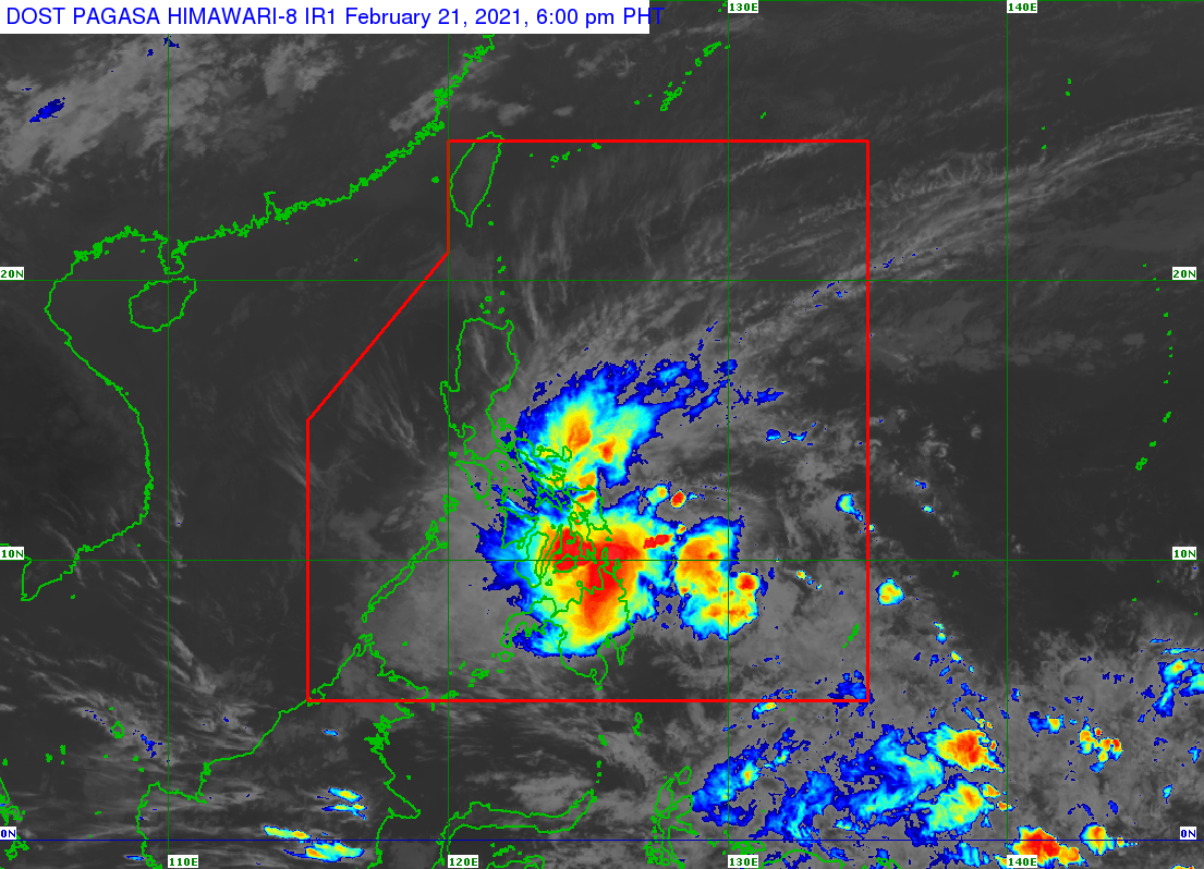 Auring maintains strength; Signal No. 2 still over parts of E. Visayas ...