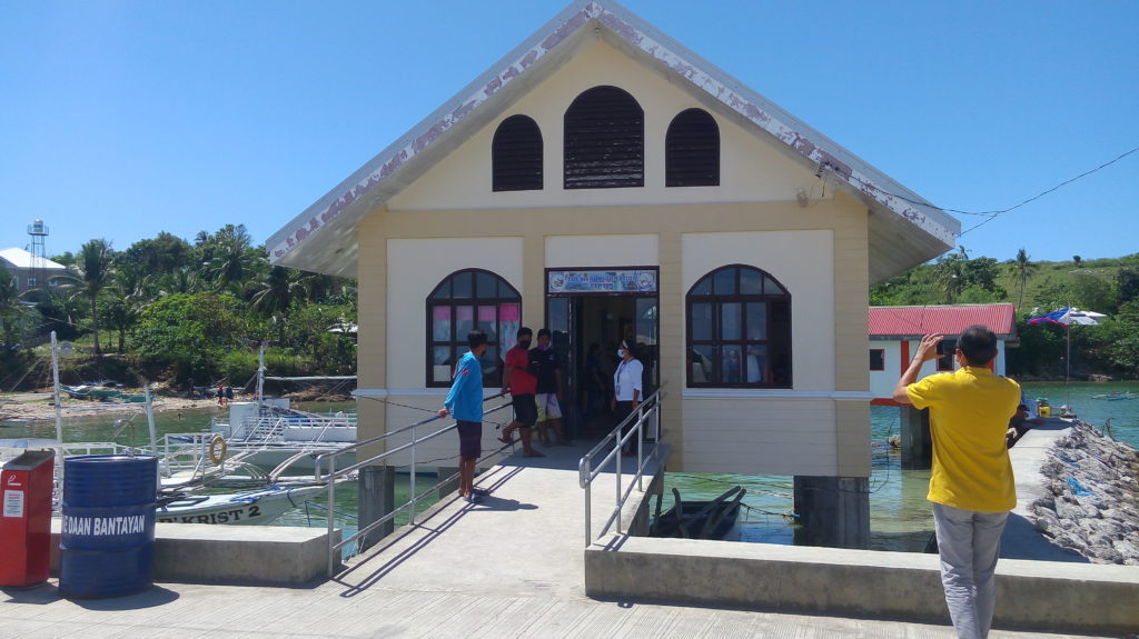 Travelers, who want to visit Malapascua Island are asked to pass by the tourism office at the Maya Port in Daanbantayan to register and for temperature scan. 