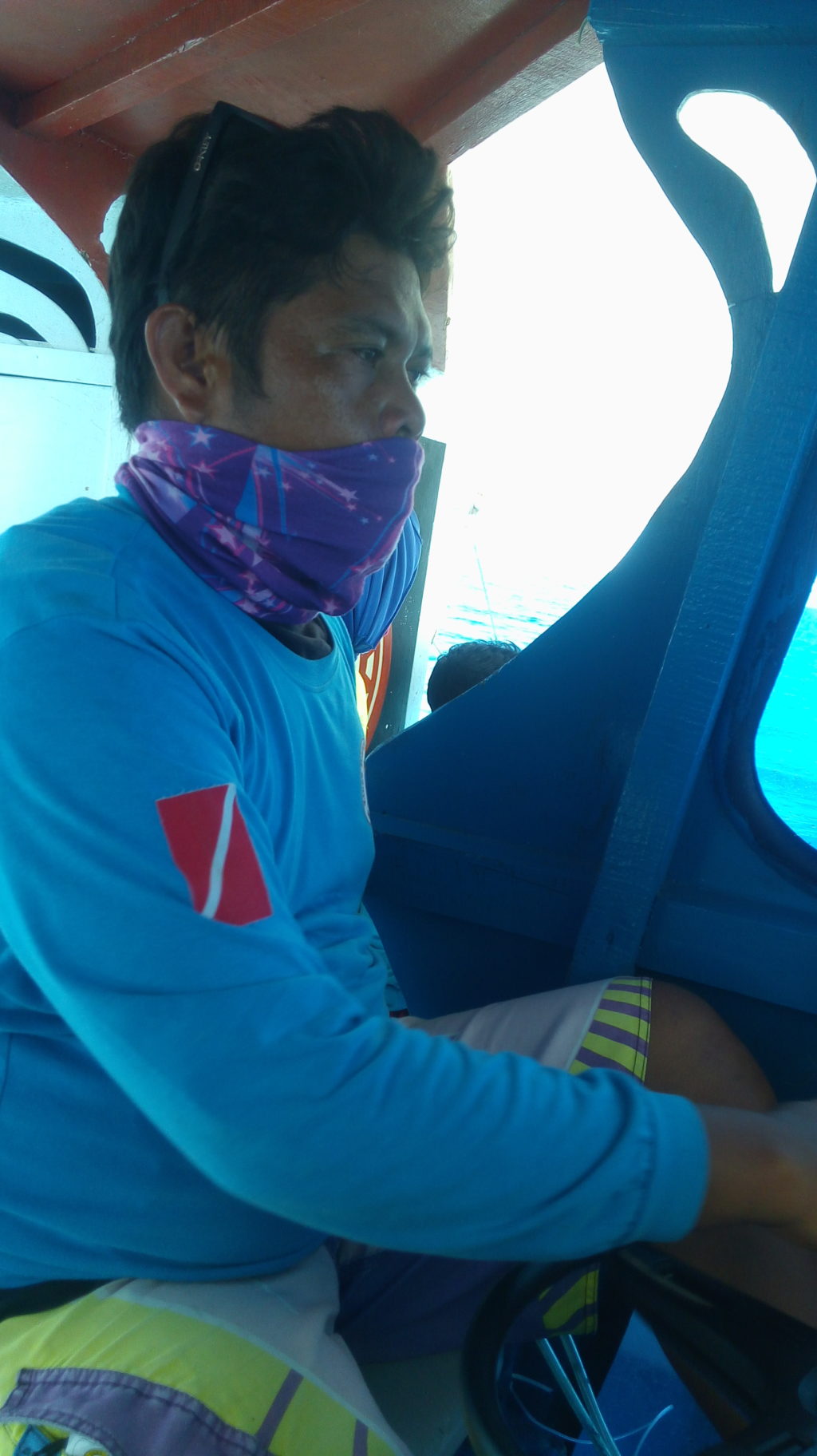 Rey Villamor is the boat captain of the Juana Juana boat, which plies the Daanbantayan and Malapascua route. 