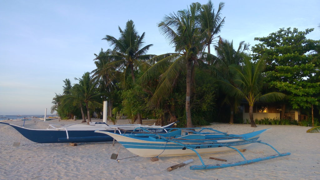 Malapascua Island in Daanbantayan town in northern Cebu has white sand beaches and crystal clear waters.