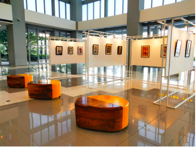 Halad sa Kababayen-an art exhibit at the Cube Wing Atrium of SM Seaside City Cebu.