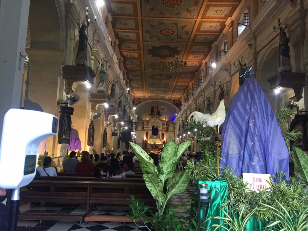 Holy Week: Fewer churchgoers are seen at the St. Catherin of Alexandria Parish on Good Friday. | CDN file photo 