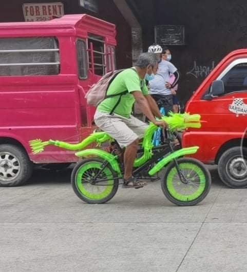 A dragon bike is spotted in a Cebu City street.