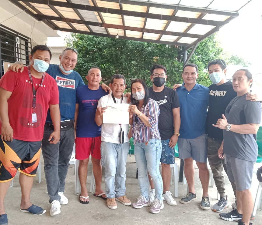 Berta is with the team from SafeHaven Cebu. | Contributed photo