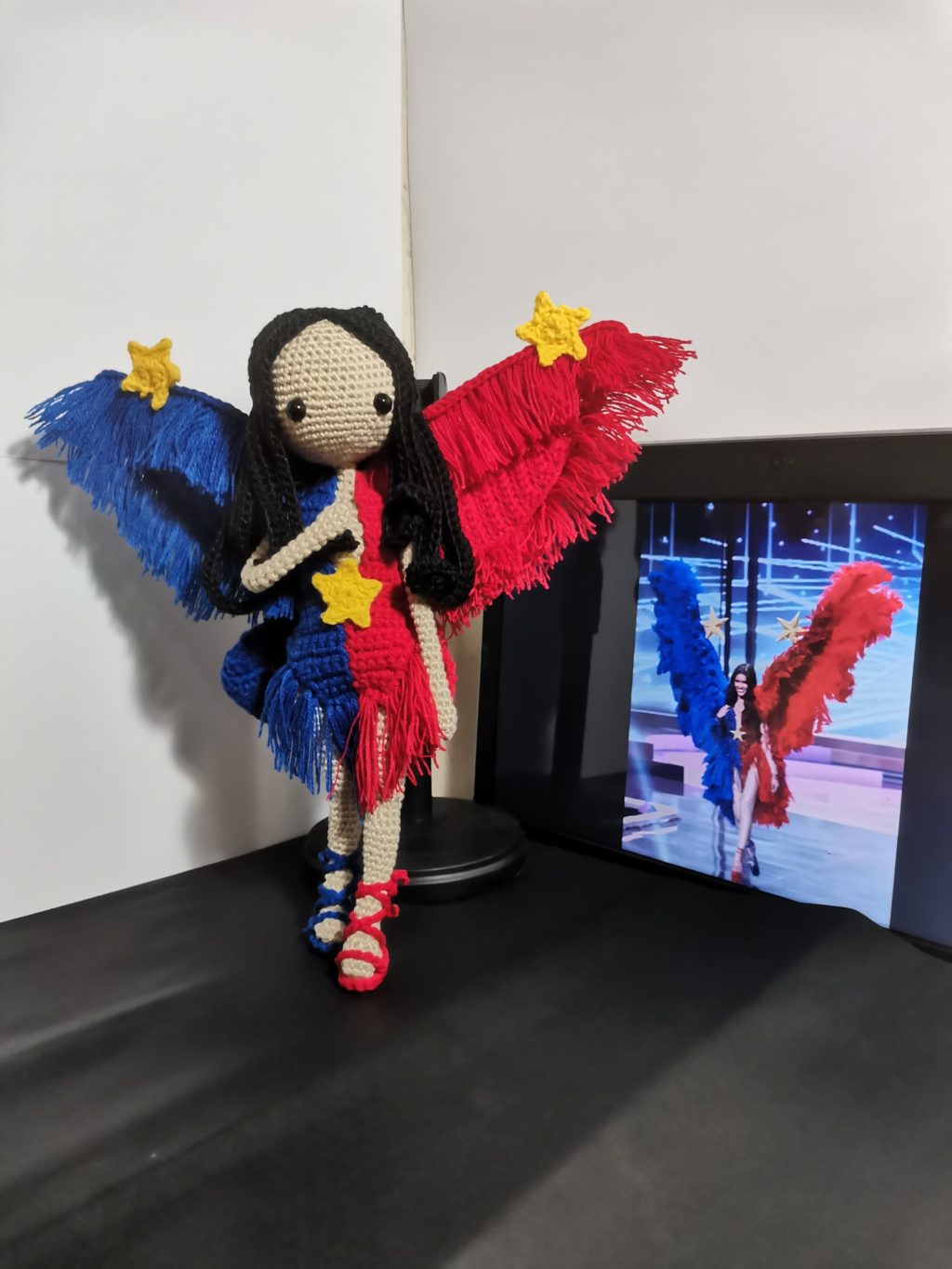 TRIBUTE TO RABIYA: Pardo wife makes crochet doll to pay tribute to Rabiya's courage and beauty.