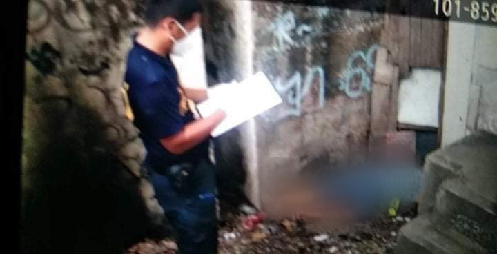 A 37-year-old woman, whose body was found in the Chinese Cemetery in Barangay Carreta was among three people shot dead on May 28 in Cebu City. | Contributed photo via Paul Lauro