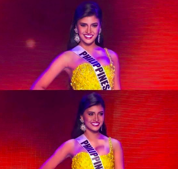 Rabiya Mateo, Miss Universe Philippines, during the evening gown portion of the Miss Universe pageant.