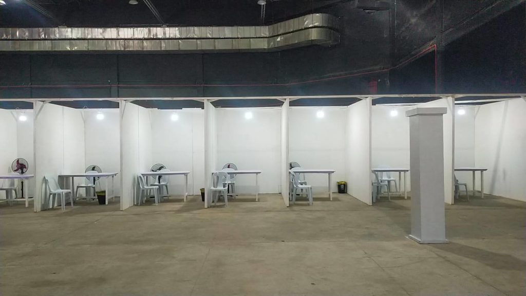 The NOAH Complex, a megavaccination site in Cebu City, has 600 square meters of space where the processing of a person to be vaccinated can be done. | Delta Dyrecka Letigio