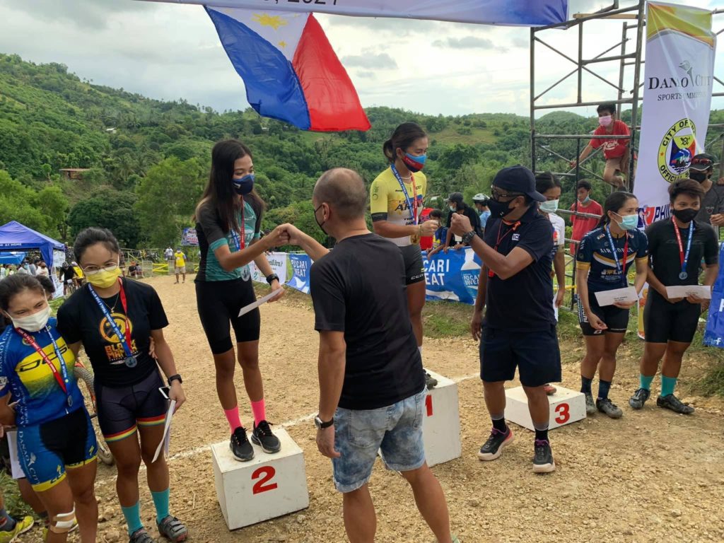Ariana Dormitorio also dominated the women's category of the competition in Danao City on Sunday, June 13. | Contributed photo