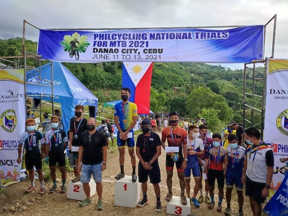 As expected cyclist Nino Surban top the men's category of the Philippine National MTB XCO (Cross Country) Championships in Danao City held over the weekend. | Contributed photo