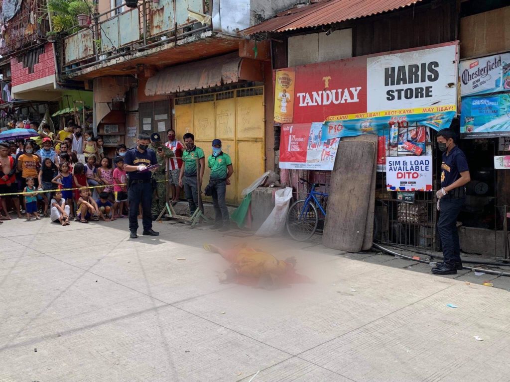 "Barrio Ambot" killing. A policeman who described Sitio Bliss, Barangay Mambaling, Cebu City as "Barrio Ambot" is appealing to the sitio's residents to cooperate in their investigation. | Contributed photo