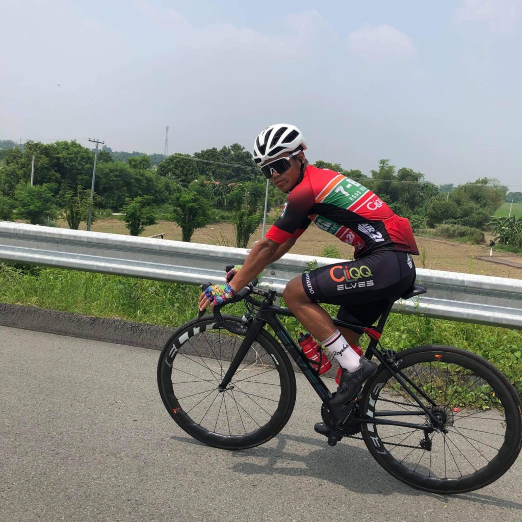 Cebu cyclist Junreck Carcueva ready to take on the National Trials at Clark this July 10 and 11.  | Photo from Carcueva's Facebook account.