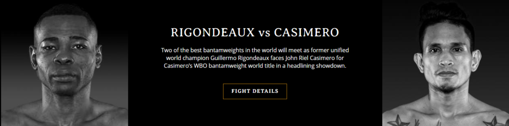 Casimero-Rigondeaux world title unification bout promo reposted.