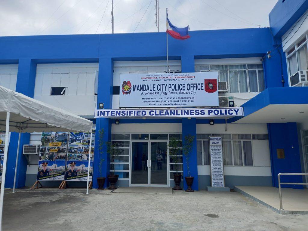 The Mandaue City Police Office is strictly enforcing health and safety protocols to help prevent spread of COVID-19 in the city. | Mary Rose Sagarino