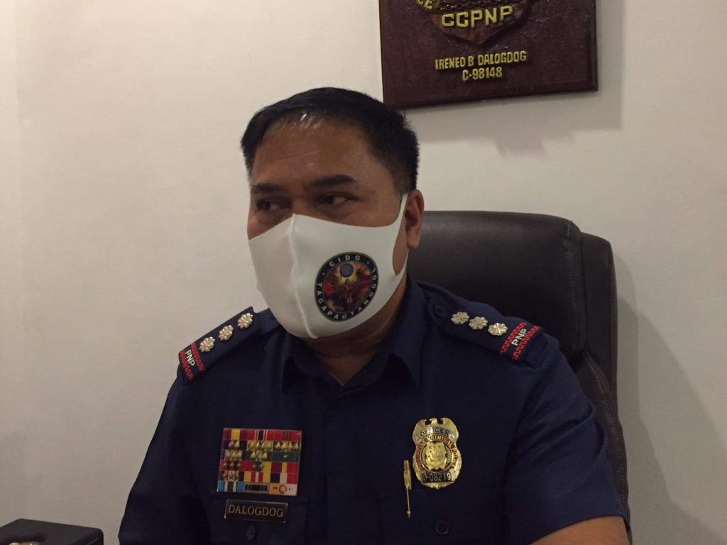 Women, minors warned about scams in social media. In photo is Police Colonel Ireneo Dalogdog, chief of CIDG-7. 