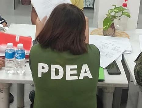 Most of the PDEA-7 personnel have already been vaccinated. In photo are PDEA-7 agents working at their office.