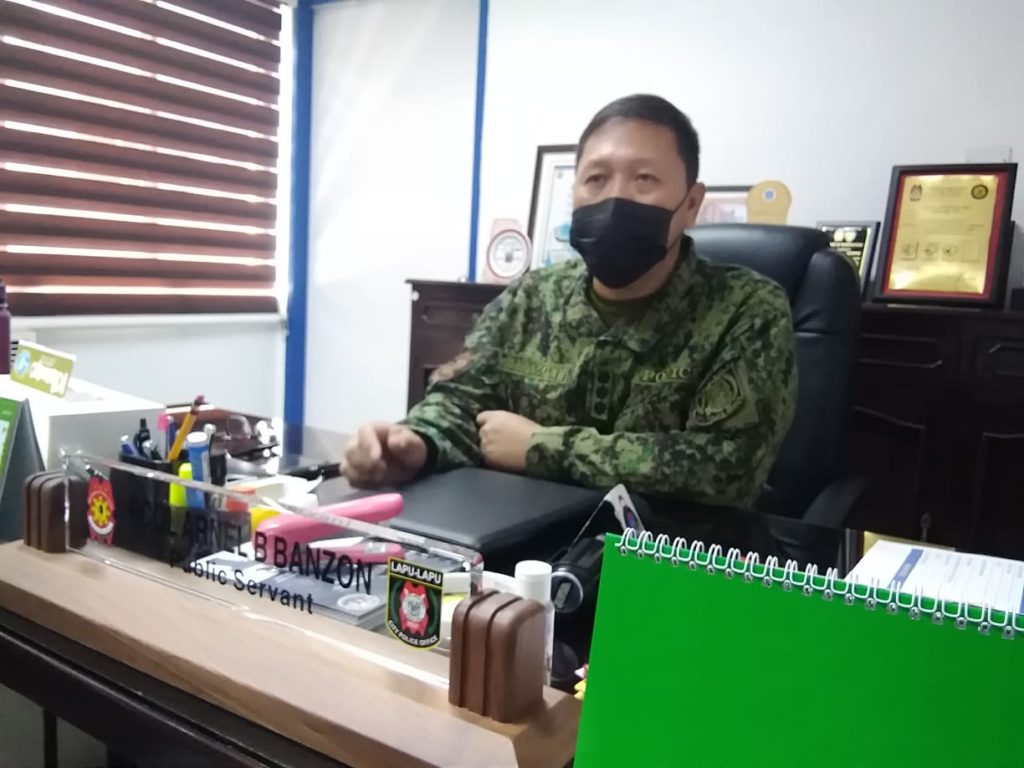 Police Colonel Arnel Banzon, Lapu-Lapu City Police Office chief, says that they have apprehended 197 violators of health protocols on Sunday, August 1. | Futch Anthony Inso