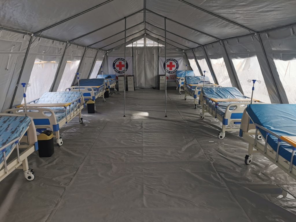 Medical tents, food trucks from Red Cross arrive in Cebu City 