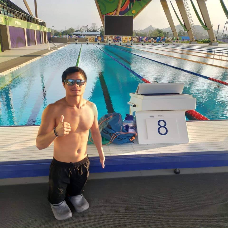 Filipino para swimmer Ernie Gawilan. | Photo from Gawilan's Facebook account.