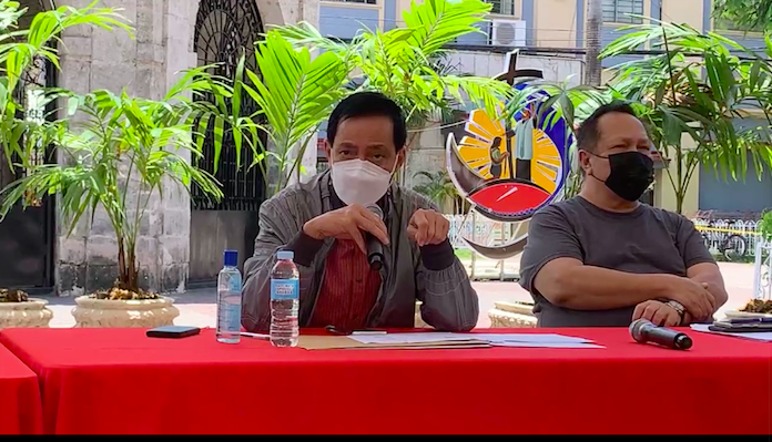 Acting Cebu City Mayor Michael Rama says he will issue an executive order outlining the policies of the extended MECQ of Cebu City. | screen grab from Rama presscon
