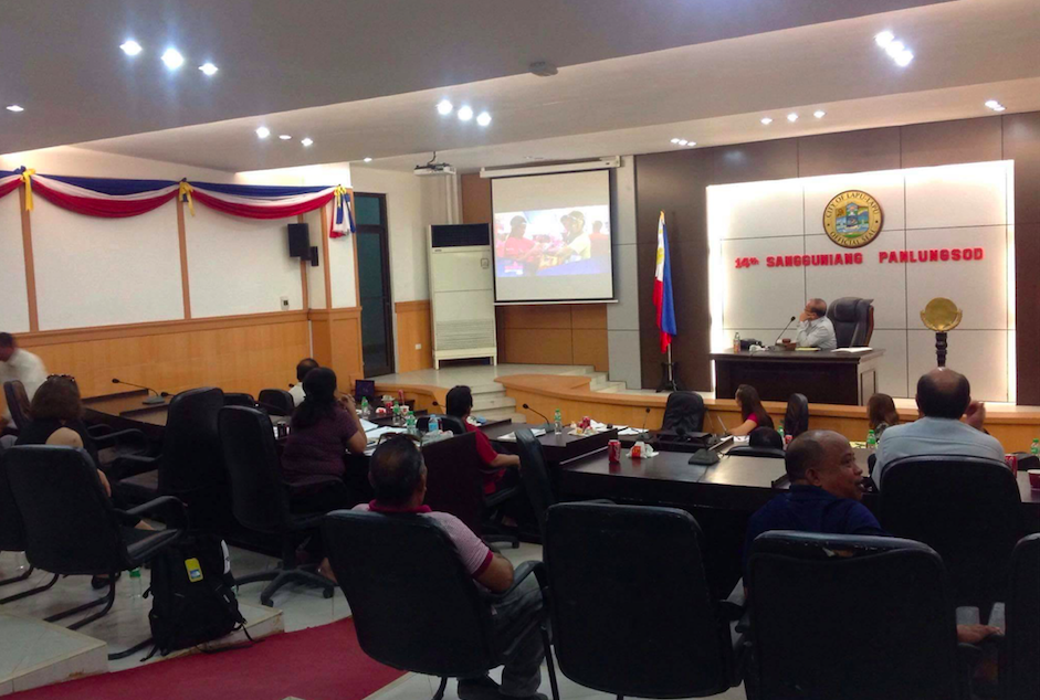 The Lapu-Lapu City Council is seen during one of its regular sessions. | File photo courtesy of Lapu-Lapu City PIO via Futch Anthony Inso