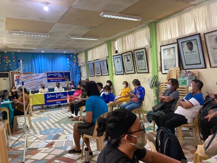 Group launches campaign volunteer network for Senator Leila de Lima in Cebu.