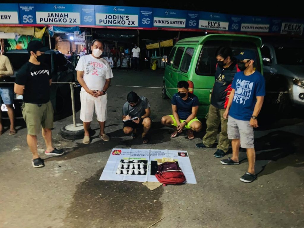 Lapu-Lapu drug bust. A 33-year-old high-value individual for drugs was arrested after being caught with more than a kilo of 'shabu' in barangay Pajo, Lapu-Lapu City on Saturday evening, September 25. | Photo courtesy of LLCPO