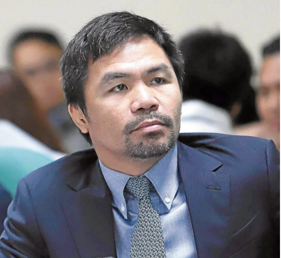Pacquiao running for president.