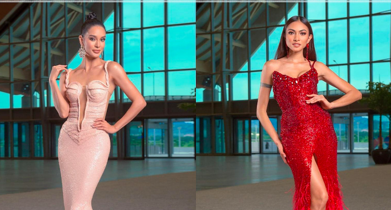 Bea and Steffi preliminary gown