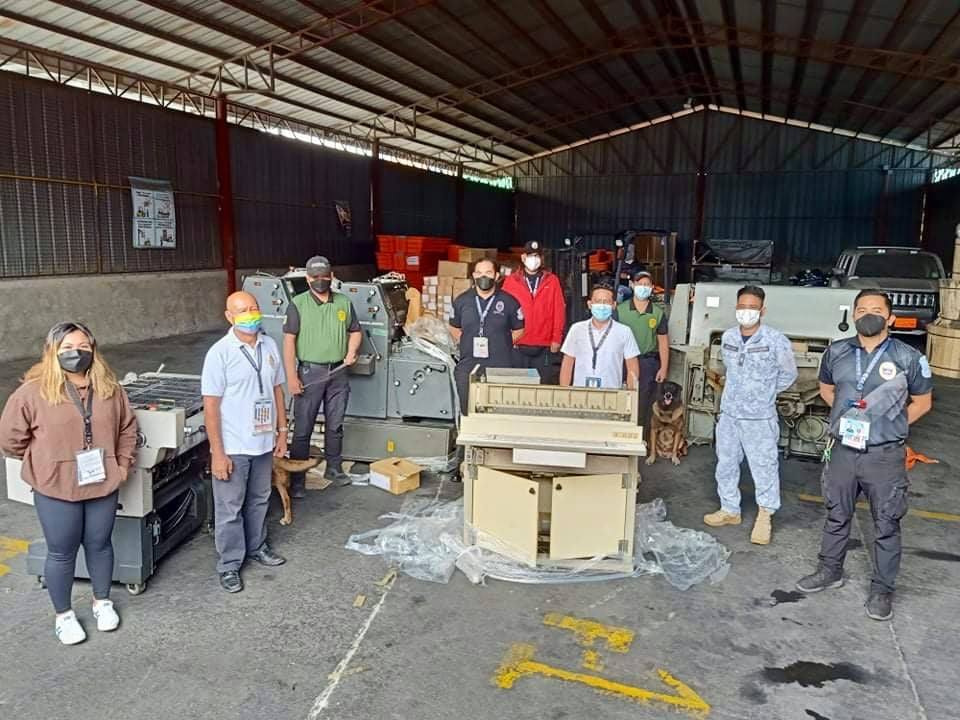 Cebu customs seizes imported printing machines