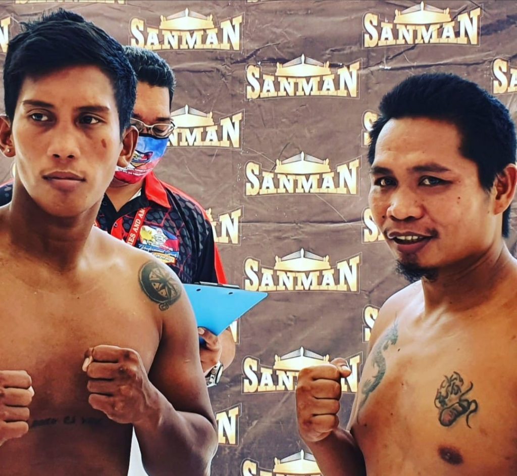 'Sanman Bubble VI' features Adam Diu Abdulhamid (left) and Jason Egera (right) as its main event fight card.