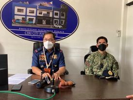 PRO-7 chief urges Cebu City policemen to bring the drug war a notch higher. In photo is the PRO-7 Chief Roque Eduard Vega and CCPO chief Josehino Ligan. 