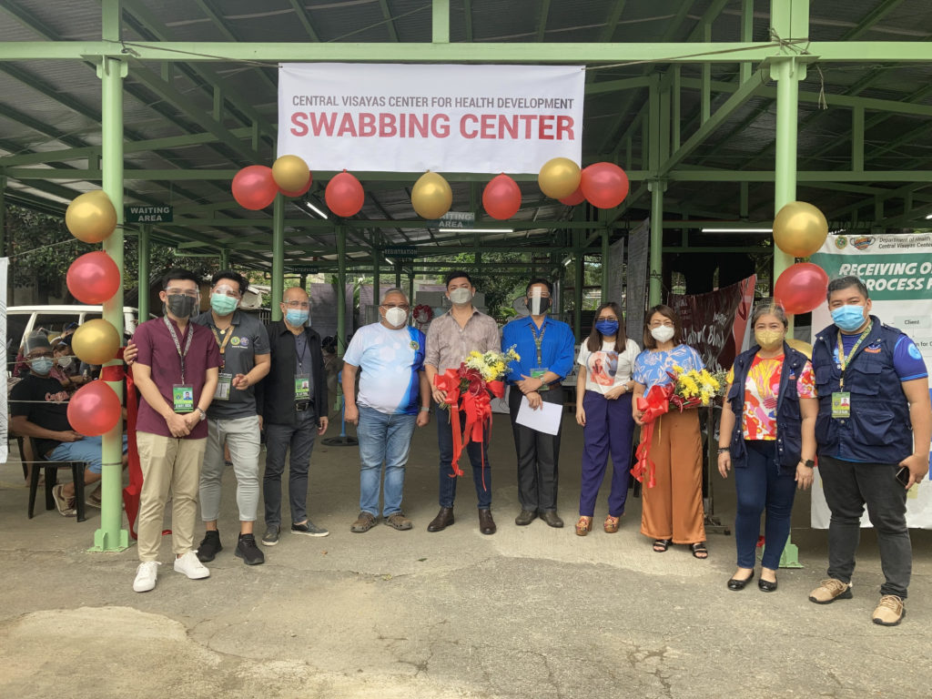 BERNADAS SAYS SWABBING CENTER CAN ACCOMMODATE EMERGENCY CASES.