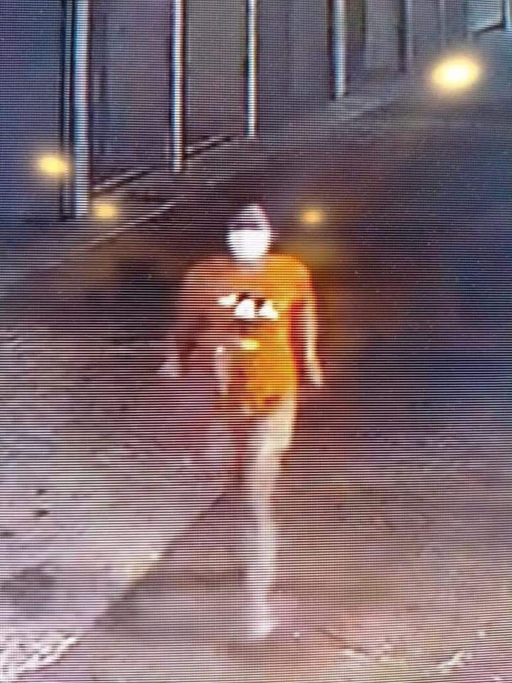 Motel shooting suspect in Consolacion town arrested. In photo is a screenshot of a CCTV footage of the suspect fleeing the crime scene
