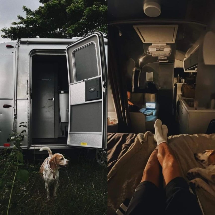 Jericho Rosales is camping and traveling with his AirStream Suite.