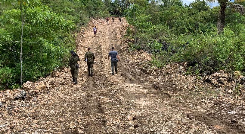 The new road when completed will provide easier access of farmers in the two mountain barangays to the Dumanjug municipal market, where they sell their livestock and produce. | Pegeen Maisie Sararaña