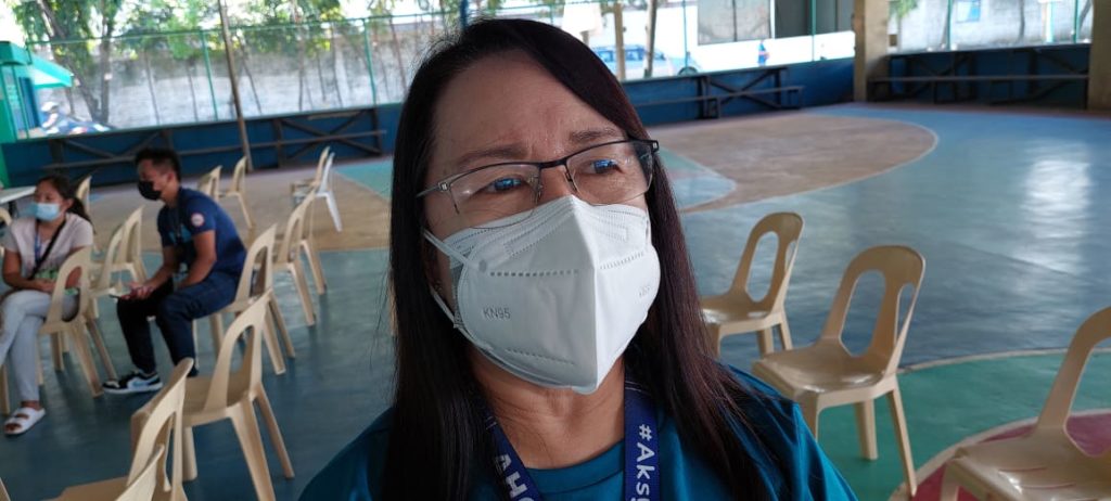 BOOSTER SHOTS FOR MEDICAL FRONT LINERS. Dr. Agnes Realiza, head of the Lapu-lapu City Health Office, said that the booster shot would help to strengthen medical frontliners' resistance against the virus. | Futch Anthony Inso