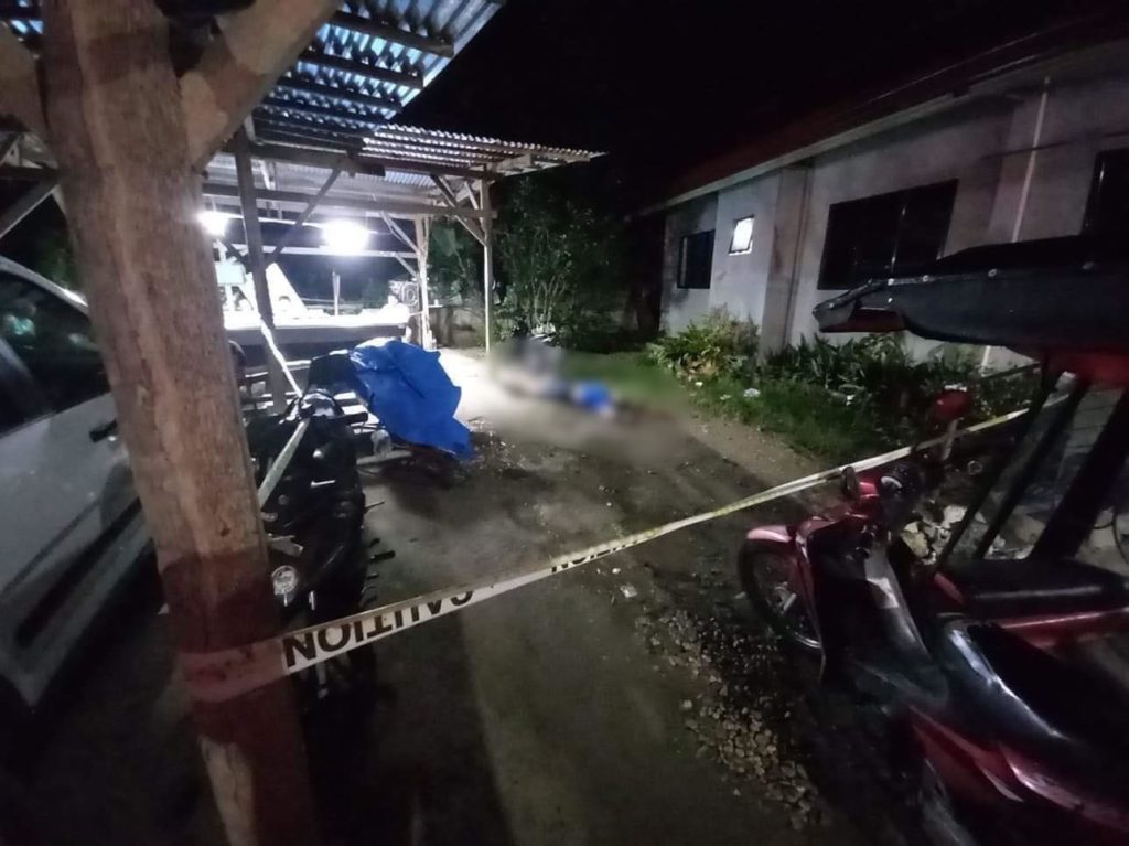 REVENGE EYED IN KILLING. An unidentified gunman shot dead a 32-year-old man in a barangay in Argao town early Saturday morning. | Contributed photo