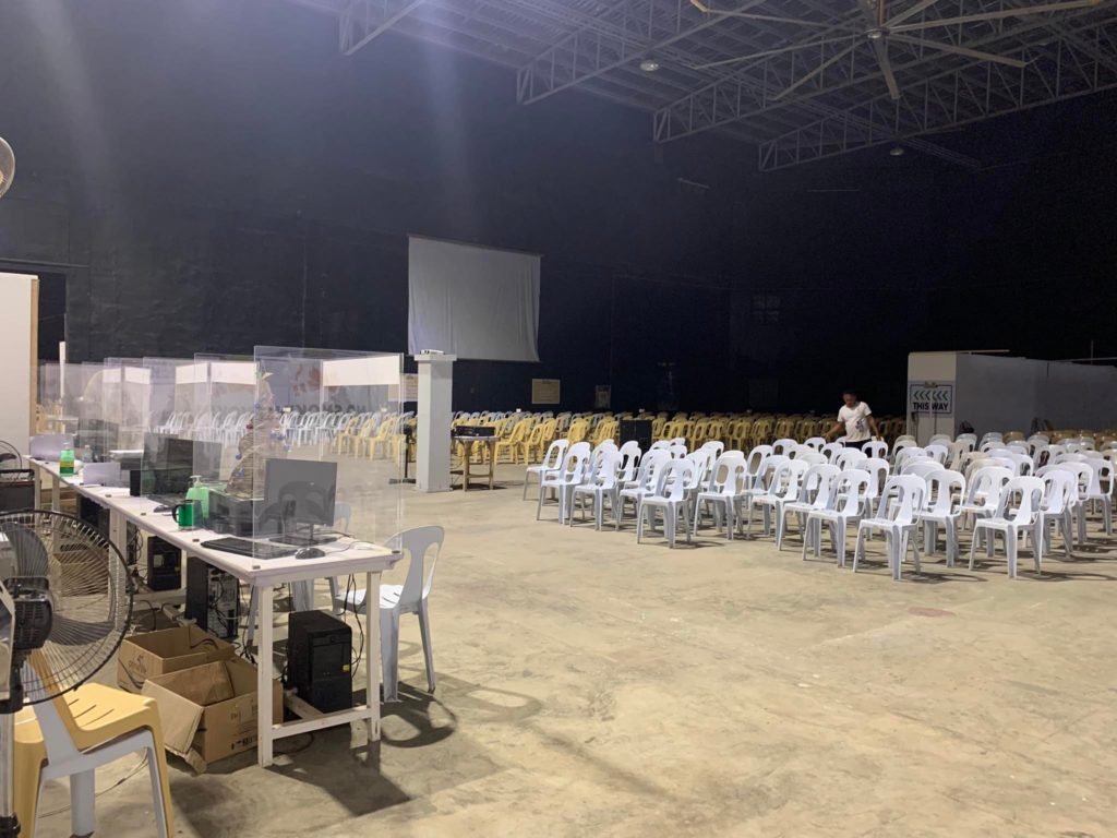 NOAH COMPLEX READY. The NOAH Complex is ready for the three-day National Vaccination Days starting tomorrow until December 1. | Doris Mondragon 