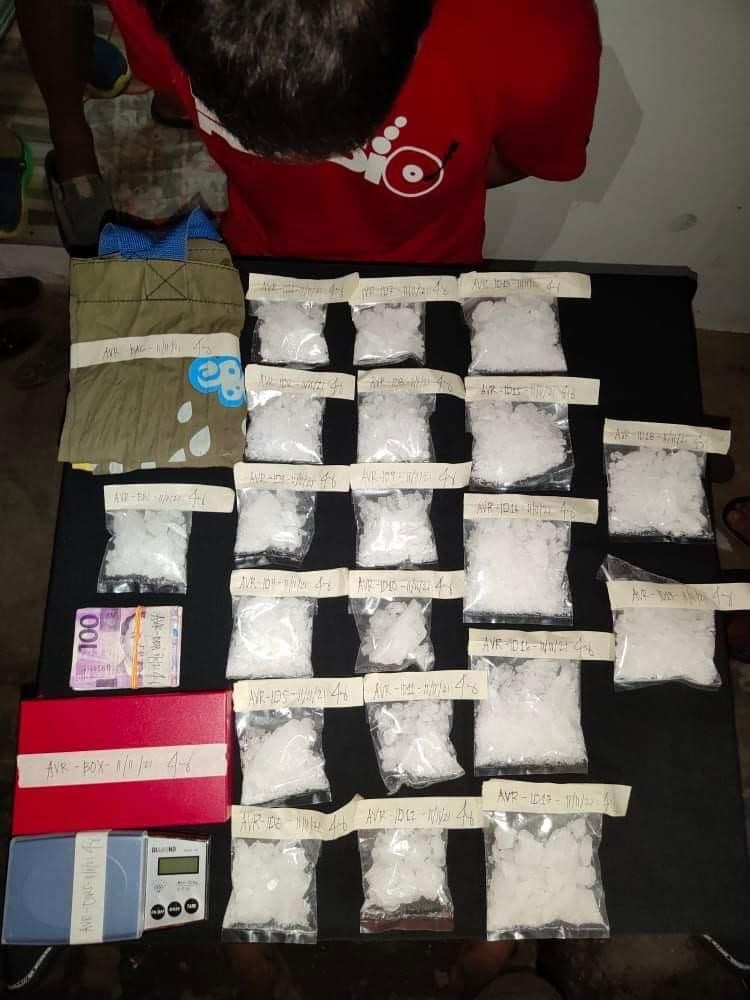 CCPO chief: More drugs expected to enter Cebu City market with easing of restrictions. In photo are illegal drugs confiscated during a drug operation on Thursday, November 11, in Barangay Calamba, Cebu City.