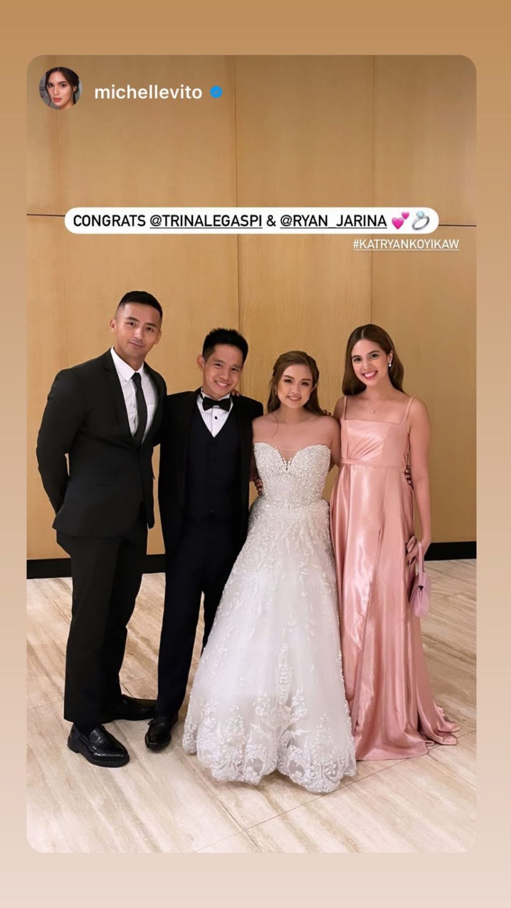 Goin Bulilit star Trina Legaspi wedding